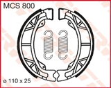 TRW ZF SZCZĘKI HAMULCOWE (110X25MM) (H303)