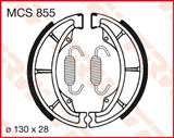 TRW ZF SZCZĘKI HAMULCOWE (130X28MM) (H333)