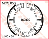 TRW ZF SZCZĘKI HAMULCOWE (160X30MM) (K705) KAWASAKI EL/GPZ/ER/Z/ZL