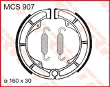 TRW ZF SZCZĘKI HAMULCOWE (160X30MM) (S606)
