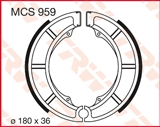 TRW ZF SZCZĘKI HAMULCOWE (180X36MM) (S626)