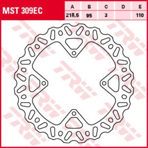 TRW ZF TARCZA HAMULCOWA PRZÓD KTM SX 85 03-11