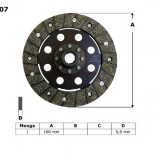 TRW ZF TARCZA SPRZĘGŁOWA BMW K 1200 RS 97-05, K 1200 GT 01-05,