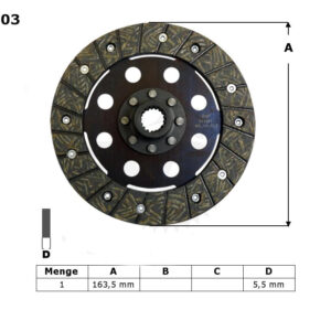 TRW ZF TARCZA SPRZĘGŁOWA BMW K 75 C / RT / S 85-96, (EBS6604)