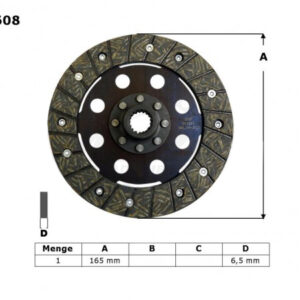 TRW ZF TARCZA SPRZĘGŁOWA BMW R 1100 R / S 98-05, 1150 GS / ADV / R / RS / RT 99-06,