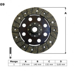 TRW ZF TARCZA SPRZĘGŁOWA BMW R 1200 GS / ADV / R / RT / RS 04 -14,