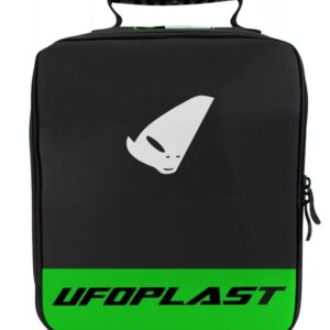 UFO TORBA NA GOGLE (MIEJSCE NA 4 GOGLE I ZRYWKI) KOLOR CZARNY - ZIELONY