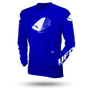 UFO KOSZULKA RADIAL DZIECIĘCA / JUNIOR / KID CROSS KOLOR NIEBIESKI ROZMIAR XXS