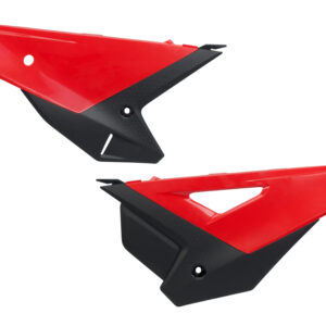 UFO BOCZKI TYLNE KOMPLET CRF 250R / 450R '25 KOLOR OEM (CZERWONY/CZARNY)