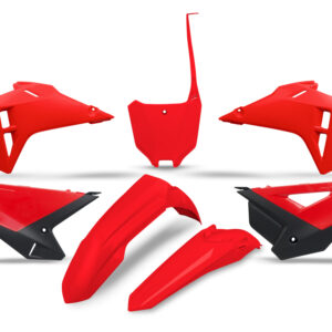 UFO KOMPLET PLASTIKÓW HONDA CRF 250R / 450R '25-'26 KOLOR OEM (CZERWONY / CZARNY)