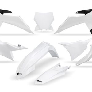 UFO KOMPLET PLASTIKÓW KTM SX 125 / 150 / 250 / 300 '25-'26, SXF (SX-F) 250 / 350 / 450 '25-'26 KOLOR BIAŁY