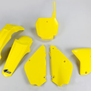 UFO KOMPLET PLASTIKÓW SUZUKI RM 85 '00-'24 RESTYLING KOLOR ŻÓŁTY RESTYLING