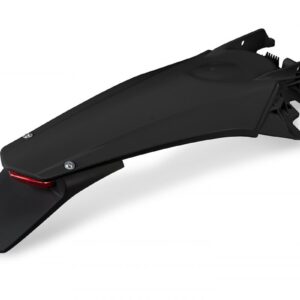 UFO 2025/11 BŁOTNIK TYŁ (ENDURO Z LAMPĄ LED) GAS GAS EC 250 / 300 '21-'23, EC 250 F / 350 F '21-'23 KOLOR CZARNY