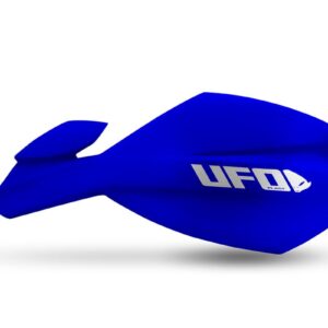 UFO 2026/01 OSŁONY RĄK (HANDBARY) MUGAN UNIWERSALNE KOMPLET Z MOCOWANIEM NA KIEROWNICĘ 22 I 28MM KOLOR NIEBIESKI