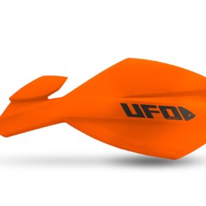 UFO 2026/01 OSŁONY RĄK (HANDBARY) MUGAN UNIWERSALNE KOMPLET Z MOCOWANIEM NA KIEROWNICĘ 22 I 28MM KOLOR POMARAŃCZOWY