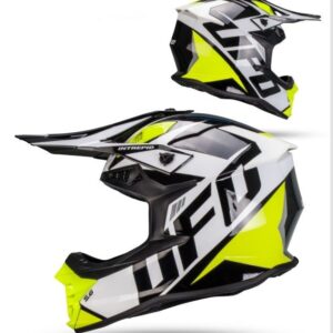 UFO 2026/01 KASK INTREPID CROSS KOLOR BIAŁY/CZARNY ROZMIAR XL ( ECE 22R06 ) - KOLEKCJA 2026