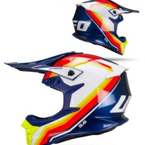 UFO 2026/01 KASK INTREPID CROSS KOLOR ŻÓŁTY/NIEBIESKI FLUO ROZMIAR M ( ECE 22R06 ) - KOLEKCJA 2026