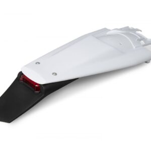 UFO BŁOTNIK TYŁ HUSQVARNA TE 150 / 250 / 300 '24-'26, FE 250 / 350 / 450 / 501 '24-'26, KOLOR BIAŁY (Z LAMPKĄ LED)