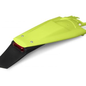 UFO BŁOTNIK TYŁ HUSQVARNA TE 150 / 250 / 300 '24-'26, FE 250 / 350 / 450 / 501 '24-'26, KOLOR ŻÓŁTY (Z LAMPKĄ LED)
