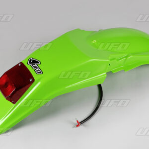 UFO BŁOTNIK TYŁ KAWASAKI KDX 200 '95-18 Z LAMPKĄ KOLOR ZIELONY