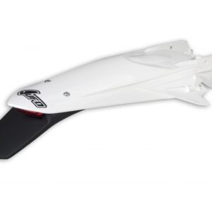 UFO BŁOTNIK TYŁ KTM EXC 125 '20-'21, EXC/EXCF(EXC-F) 150/250/300/350/450/500 TPI '20-2023 KOLOR BIAŁY ( ENDURO Z LAMPKĄ LED )