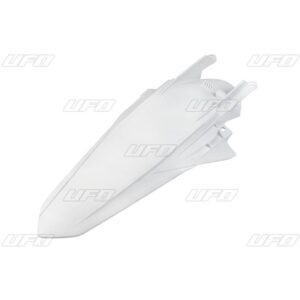UFO BŁOTNIK TYŁ KTM EXC 125 '20-'21, EXC/EXCF(EXC-F) 150/250/300/350/450/500 TPI '20-2023 KOLOR BIAŁY (Z PINAMI) ENDURO