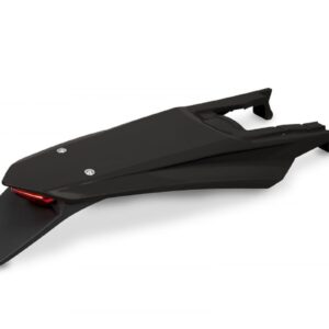 UFO BŁOTNIK TYŁ KTM EXC/EXCF(EXC-F) 150/250/300/350/450/500 TBI '24-26 KOLOR CZARNY (Z LAMPKĄ LED)
