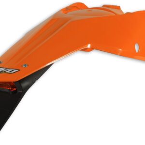 UFO BŁOTNIK TYŁ KTM SX '07-'10, EXC '08-'11 Z LAMPKĄ KOLOR POMARAŃCZOWY ( ENDURO Z LAMPKĄ LED )