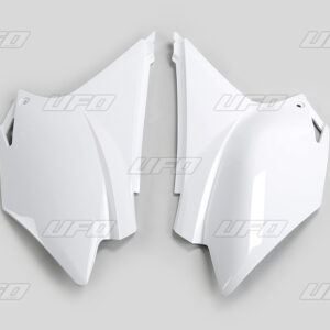 UFO BOCZKI TYLNE HONDA CRF 230 '15-18 KOLOR BIAŁY - WYPRZEDAŻ