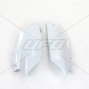 UFO BOCZKI TYLNE HONDA CRF 250R '11-'13, CRF 450R '09-'12 KOLOR BIAŁY