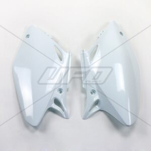 UFO BOCZKI TYLNE HONDA CRF 450R '02-'04 KOLOR BIAŁY