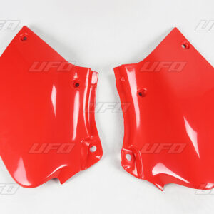 UFO BOCZKI TYLNE HONDA XR 250R / XR400R '96-'10 KOLOR CZERWONY