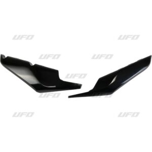 UFO BOCZKI TYLNE HUSQVARNA TC 125/250 '19-22, FC 250/350/450 '19-22, TE 150/250/300 '20-22, FE 250/350/450/501 '20-22 (DOLNE) KOLOR CZARNY