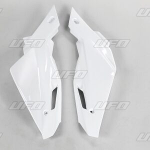 UFO BOCZKI TYLNE HUSQVARNA TC/TE '08-'12 KOLOR BIAŁY