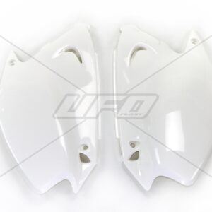 UFO BOCZKI TYLNE KAWASAKI KX 125/250 '03-'17 KOLOR BIAŁY