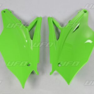 UFO BOCZKI TYLNE KAWASAKI KXF 450 '16-'18, KXF 250 '17-'20 KOLOR ZIELONY