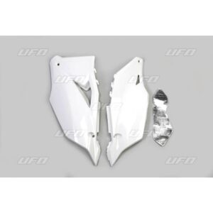 UFO BOCZKI TYLNE KAWASAKI KXF 450 '19-'23 , KXF 250 '21-'24 KOLOR BIAŁY