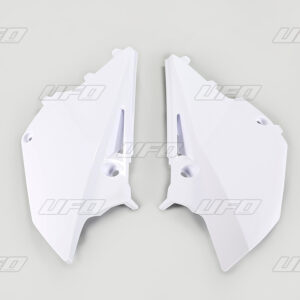 UFO BOCZKI TYLNE YAMAHA YZ 125/250 '15-'21 KOLOR BIAŁY