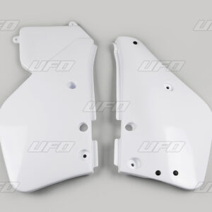 UFO BOCZKI TYLNE YAMAHA YZ 125 '87-88 KOLOR BIALY