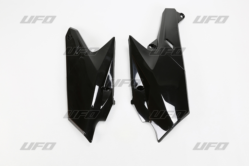 UFO BOCZKI TYLNE YAMAHA YZF 250 '14-18 YZF 450 '14-17, WRF 250 '15-19, WRF 450 '16-18 KOLOR CZARNY