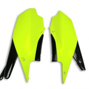 UFO BOCZKI TYLNE YAMAHA YZF 250 '19, YZF 450 18-19 KOLOR ŻÓŁTY FLUO