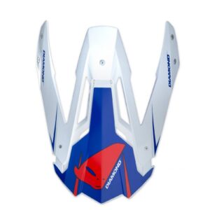 UFO DASZEK DO KASKU DIAMOND KOLOR BIAŁY / NIEBIESKI