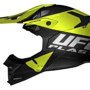 UFO KASK INTREPID CROSS KOLOR CZARNY/ŻÓŁTY FLUO ROZMIAR L ( ECE 22R06 )