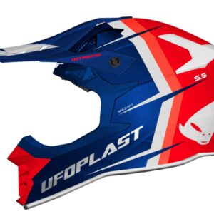 UFO KASK INTREPID CROSS KOLOR CZERWONY/NIEBIESKI/BIAŁY ROZMIAR S ( ECE 22R06 )