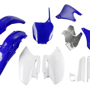 UFO KOMPLET PLASTIKÓW (FULL KIT) Z OSŁONAMI TELESKOPÓW (AMORTYZATORÓW) YAMAHA YZF 426 '00-'02 KOLOR OEM (NIEBIESKI/BIAŁY) (YA289E999)