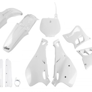 UFO KOMPLET PLASTIKÓW (FULL KIT) Z OSŁONAMI TELESKOPÓW (AMORTYZATORÓW) YAMAHA YZ 125 '93-'95 KOLOR OEM (BIAŁY) (YA295E999)