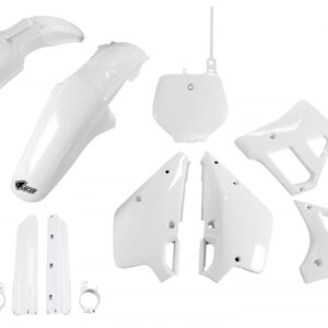 UFO KOMPLET PLASTIKÓW (FULL KIT) Z OSŁONAMI TELESKOPÓW (AMORTYZATORÓW) YAMAHA YZ 125 '92 KOLOR OEM (BIAŁY) (YA296E999)