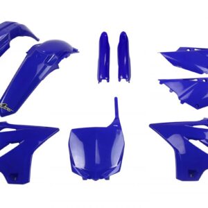 UFO KOMPLET PLASTIKÓW (FULL KIT) Z OSŁONAMI TELESKOPÓW (AMORTYZATORÓW) YAMAHA YZ 125 '15-'21 YZ 250 '15-'21 KOLOR NIEBIESKI (YA319E089)