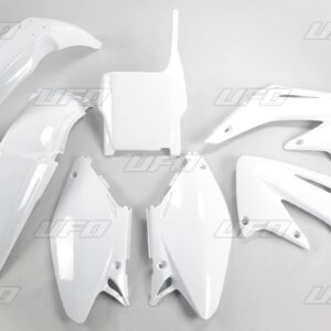 UFO KOMPLET PLASTIKÓW HONDA CR 125/250 '04-'07 KOLOR BIAŁY (HO103E041)