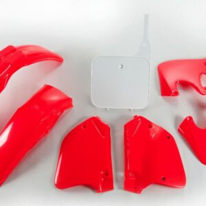 UFO KOMPLET PLASTIKÓW HONDA CR 125 '93-'94, CR 250 '92-'94 KOLOR OEM (CZERWONY/BIAŁY) (HO096E999)